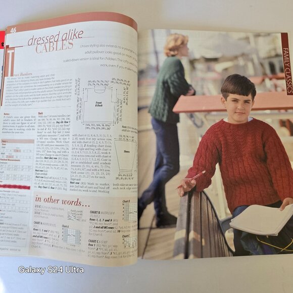 Knitters Magazine Winter 1999 Issue No.57 With Features On Unisex Sweater Design - Picture 11 of 16
